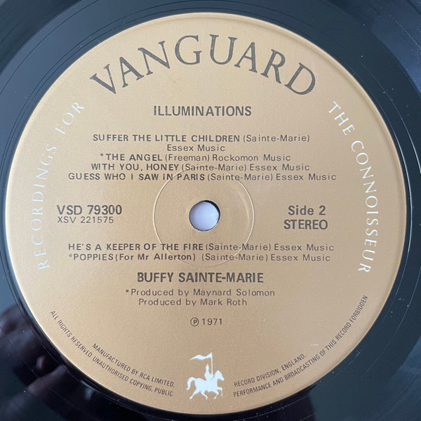 Buffy Sainte-Marie - Illuminations - Vinyl Record VG+/VG+ (Pre Loved) - Image 4