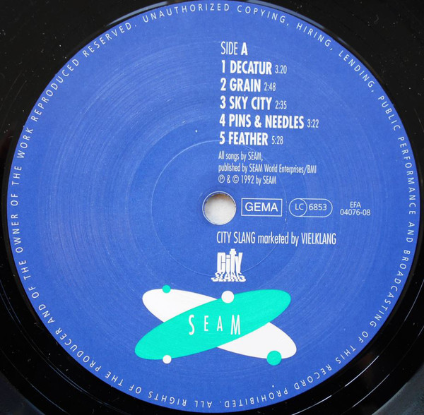 Seam - Headsparks - Vinyl Record VG+/VG+ (Pre Loved) - Image 3