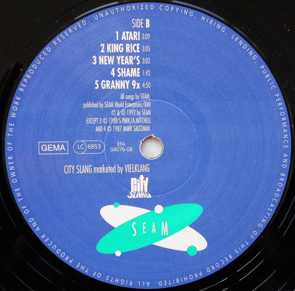 Seam - Headsparks - Vinyl Record VG+/VG+ (Pre Loved) - Image 4