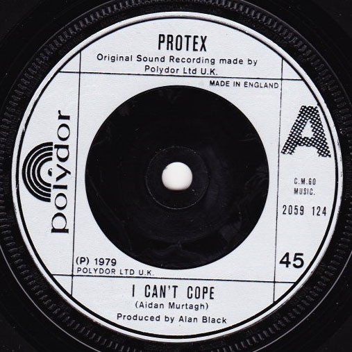 Protex - I Can't Cope - 7 inch Vinyl Record VG+/VG+ (Pre Loved) - Image 3