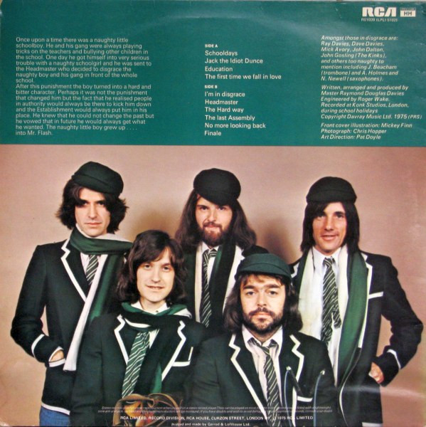 The Kinks - The Kinks Present Schoolboys In Disgrace - Vinyl Record VG+/VG+ (Pre Loved) - Image 2