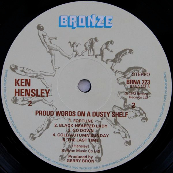 Ken Hensley - Proud Words On A Dusty Shelf - Vinyl Record VG/VG+ (Pre Loved) - Image 4