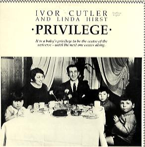 Ivor Cutler And Linda Hirst - Privilege - Vinyl Record VG/VG+ (Pre Loved)