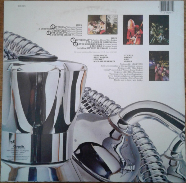 UFO (5) - Force It - Vinyl Record VG+/VG+ (Pre Loved) - Image 2