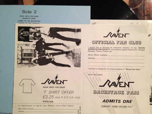 Raven (6) - Rock Until You Drop - Vinyl Record VG+/VG+ (Pre Loved) - Image 4