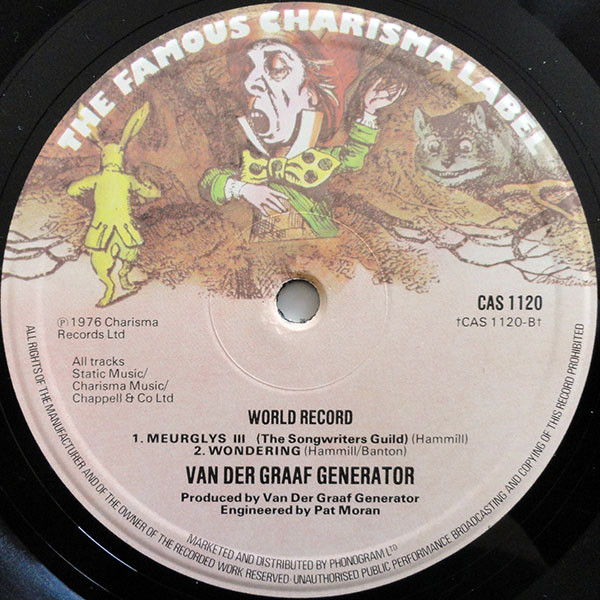Van Der Graaf Generator - World Record - Vinyl Record VG+/VG+ (Pre Loved) - Image 4