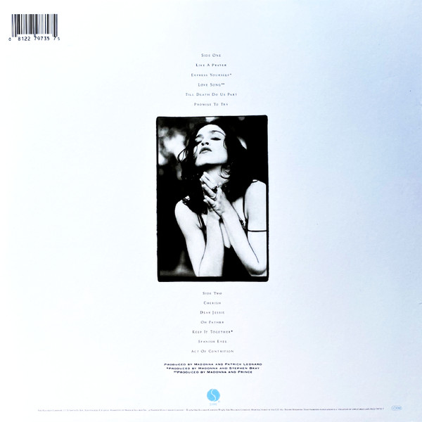 Madonna - Like A Prayer - Vinyl Record NM/NM (Pre Loved) - Image 2
