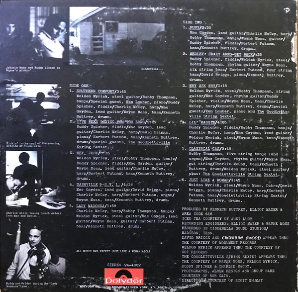 Area Code 615 - Area Code 615 - Vinyl Record VG+/VG+ (Pre Loved) - Image 2