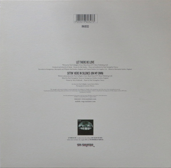 Oasis (2) - Let There Be Love - Vinyl Record VG+/VG+ (Pre Loved) - Image 2