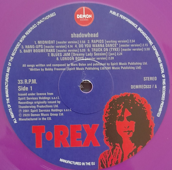 Marc Bolan & T. Rex - Shadowhead - Vinyl Record – (New / Sealed) - Image 3