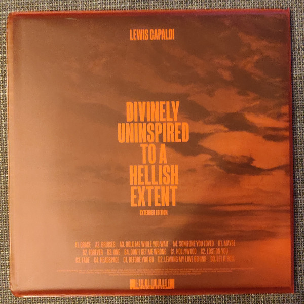 Lewis Capaldi - Divinely Uninspired To A Hellish Extent / Extended Edition - Vinyl Record NM/NM (Pre Loved) - Image 4