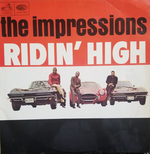 The Impressions - Ridin' High - Vinyl Record VG+/VG+ (Pre Loved)