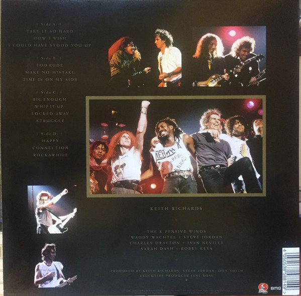 Keith Richards And The X-Pensive Winos - Live At The Hollywood Palladium December 15, 1988 - Vinyl Record NM/NM (Pre Loved) - Image 2