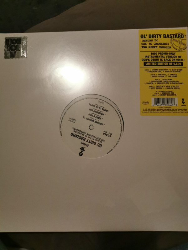Ol' Dirty Bastard - Return To The 36 Chambers: The Dirty Version Instrumental - Vinyl Record VG+/VG+ (Pre Loved) - Image 2