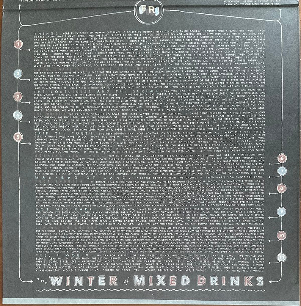Frightened Rabbit - The Winter Of Mixed Drinks - Vinyl Record NM/NM (Pre Loved) - Image 3