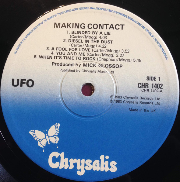 UFO (5) - Making Contact - Vinyl Record VG+/VG+ (Pre Loved) - Image 3