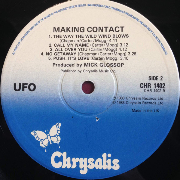 UFO (5) - Making Contact - Vinyl Record VG+/VG+ (Pre Loved) - Image 4
