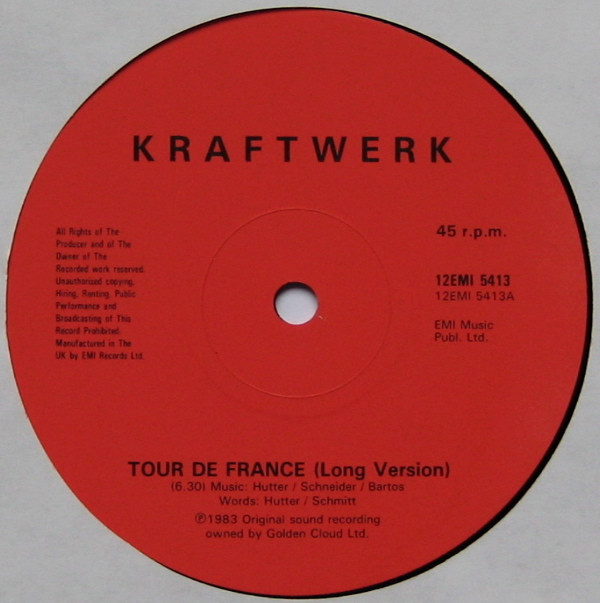 Kraftwerk - Tour De France - Vinyl Record VG+/VG+ (Pre Loved) - Image 3