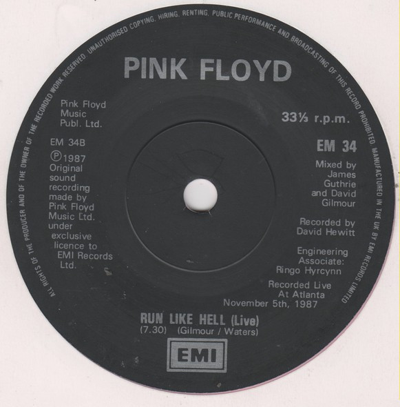 Pink Floyd - On The Turning Away - 7 inch Vinyl Record VG+/VG+ (Pre Loved) - Image 4