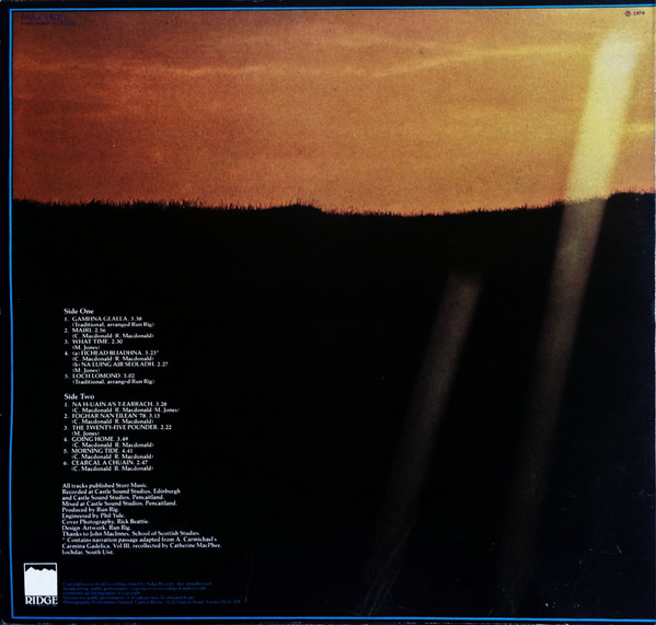 Runrig - The Highland Connection - Vinyl Record VG/VG+ (Pre Loved) - Image 2