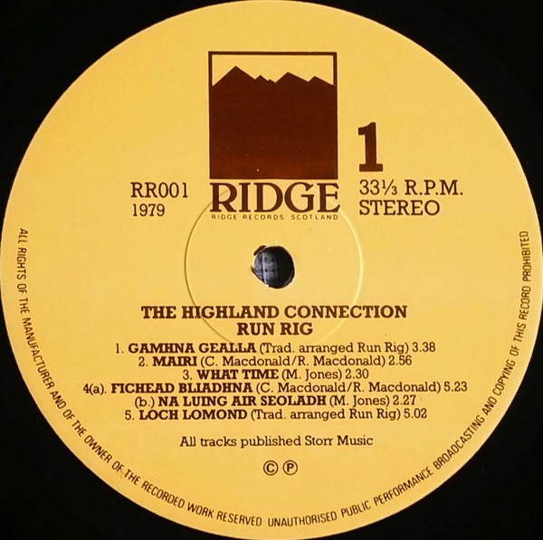 Runrig - The Highland Connection - Vinyl Record VG/VG+ (Pre Loved) - Image 3