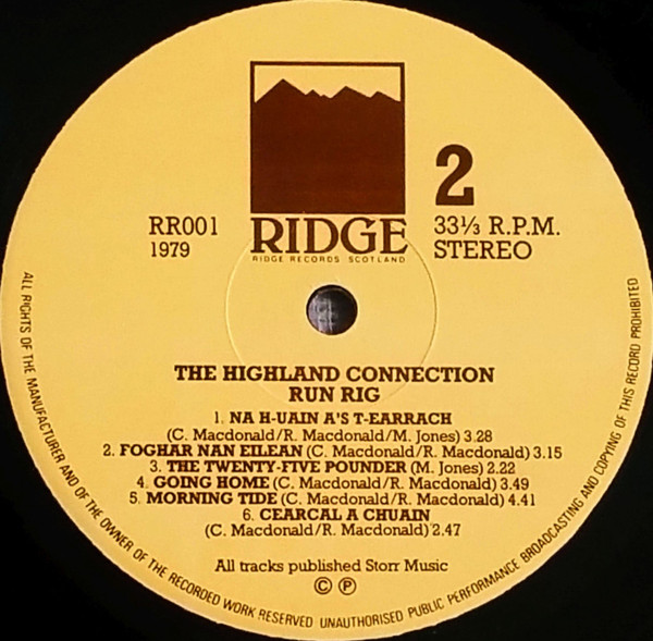 Runrig - The Highland Connection - Vinyl Record VG/VG+ (Pre Loved) - Image 4