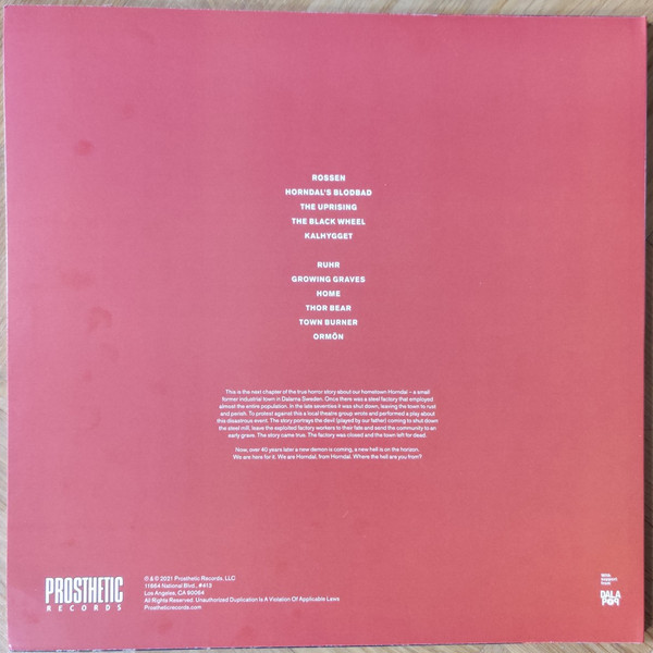 Horndal - Lake Drinker - Vinyl Record – (New / Sealed) - Image 2