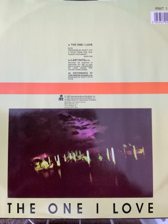 R.E.M. - The One I Love - Vinyl Record VG+/VG+ (Pre Loved) - Image 2