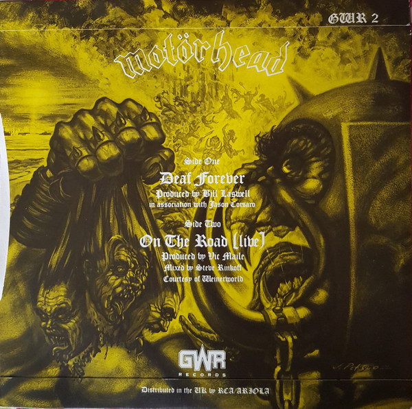 Motörhead - Deaf Forever - 7 inch Vinyl Record VG+/VG+ (Pre Loved) - Image 2
