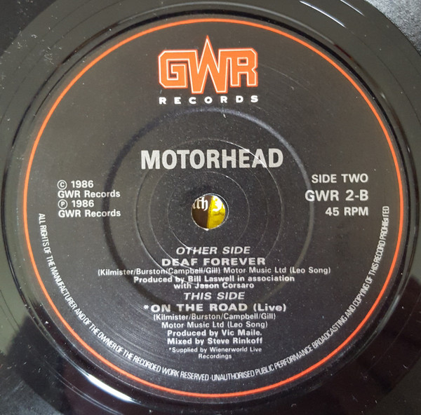 Motörhead - Deaf Forever - 7 inch Vinyl Record VG+/VG+ (Pre Loved) - Image 4
