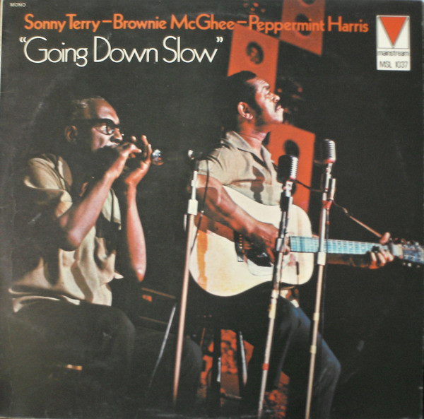 Sonny Terry, Brownie McGhee, Peppermint Harris - Going Down Slow - Vinyl Record VG+/VG+ (Pre Loved)