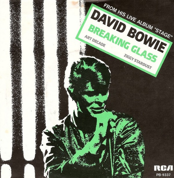 David Bowie - Breaking Glass - Blue 7 inch Vinyl Record VG+/NM (Pre Loved)