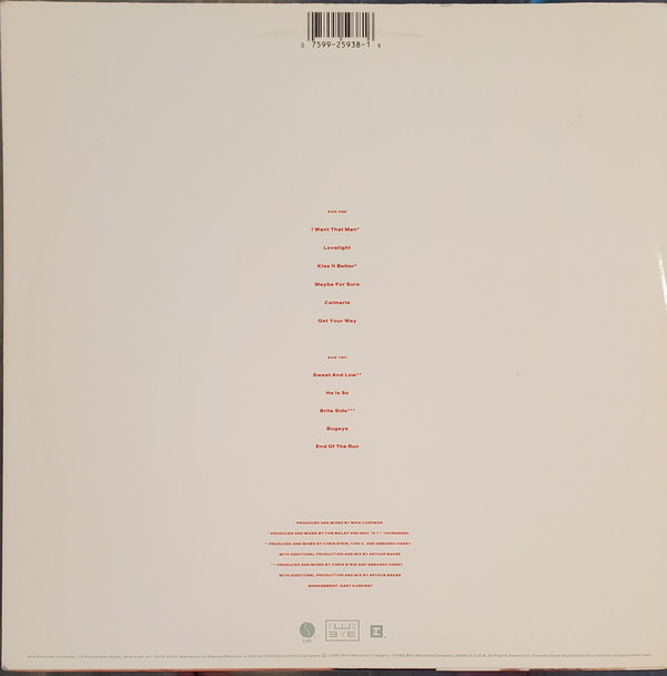 Deborah Harry - Def, Dumb & Blonde - Vinyl Record VG+/VG+ (Pre Loved) - Image 2