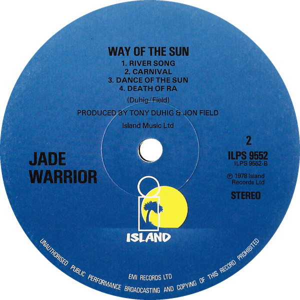 Jade Warrior - Way Of The Sun - Vinyl Record VG/VG+ (Pre Loved) - Image 4