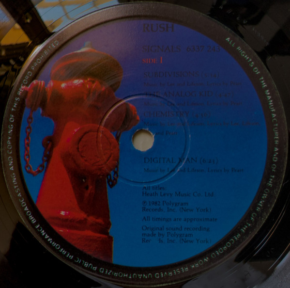 Rush - Signals - Vinyl Record VG+/VG+ (Pre Loved) - Image 3