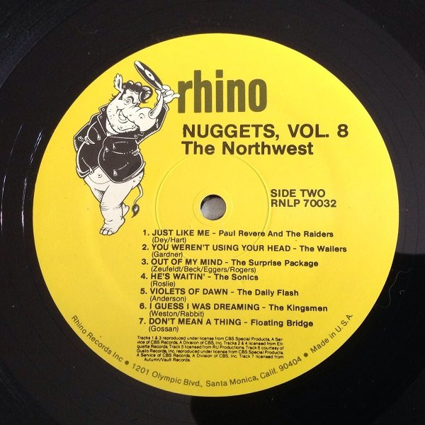 Various - Nuggets Volume 8: The Northwest - Vinyl Record VG+/VG+ (Pre Loved) - Image 4