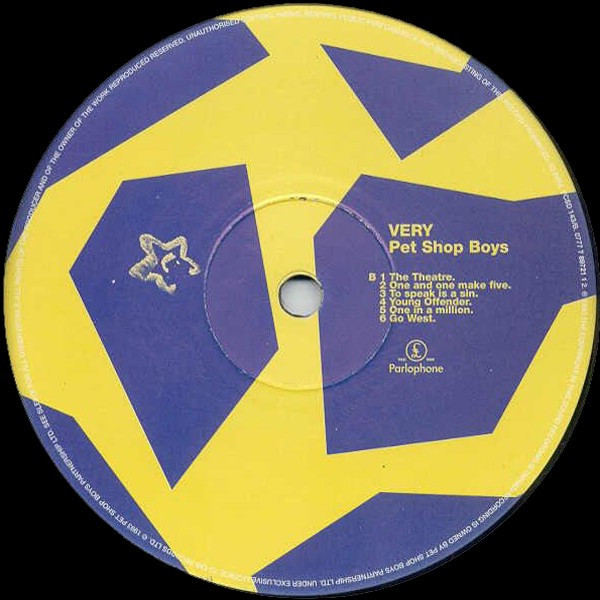 Pet Shop Boys - Very - Vinyl Record VG+/VG+ (Pre Loved) - Image 4
