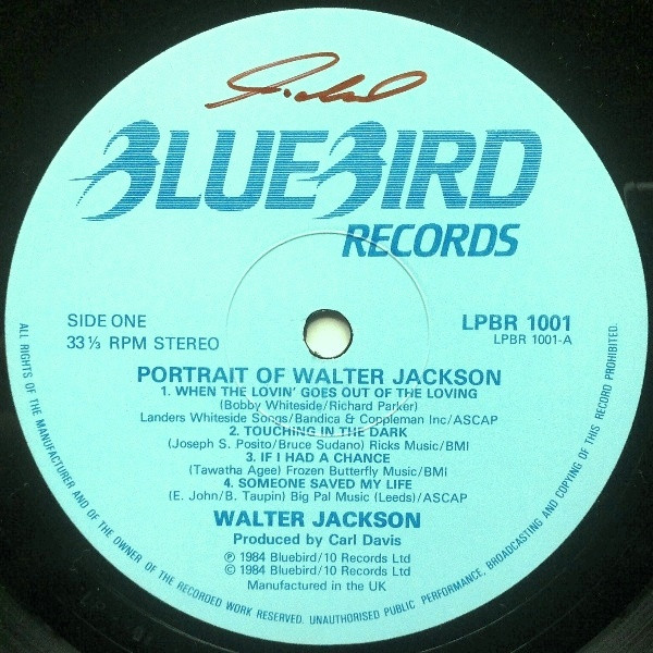 Walter Jackson - A Portrait Of Walter Jackson - Vinyl Record VG+/NM (Pre Loved) - Image 3