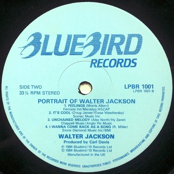 Walter Jackson - A Portrait Of Walter Jackson - Vinyl Record VG+/NM (Pre Loved) - Image 4