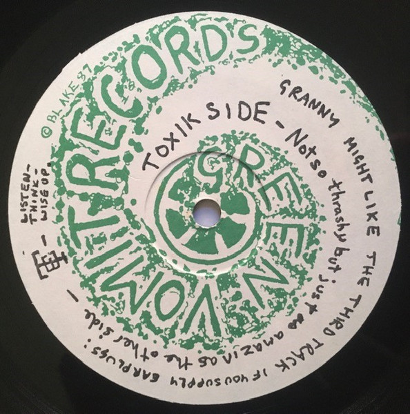 Oi Polloi / Toxik Ephex - Mad As Fuck L.P. - Vinyl Record VG/VG+ (Pre Loved) - Image 4