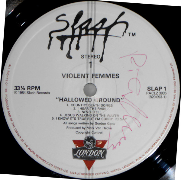 Violent Femmes - Hallowed Ground - Vinyl Record VG/VG+ (Pre Loved) - Image 3