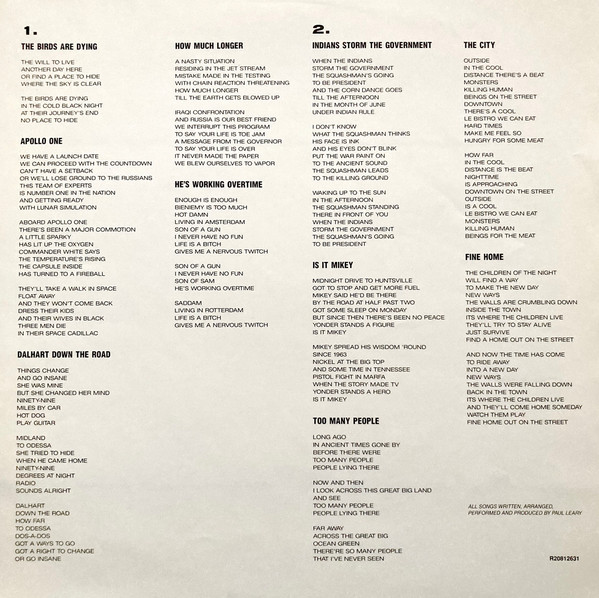 Paul Leary - The History Of Dogs - Vinyl Record VG/VG+ (Pre Loved) - Image 3