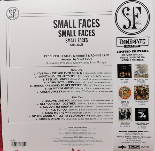 Small Faces - Small Faces - Vinyl Record – (New / Sealed) - Image 2