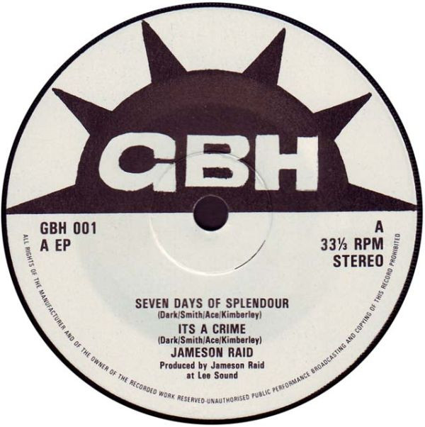 Jameson Raid - Seven Days Of Splendour - 7 inch Vinyl Record - NM/NM (Pre Loved) - Image 3