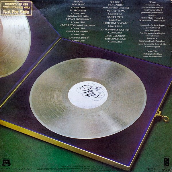 The O'Jays - The O'Jays Collectors' Items - Greatest Hits - Vinyl Record NM/NM (Pre Loved) - Image 2