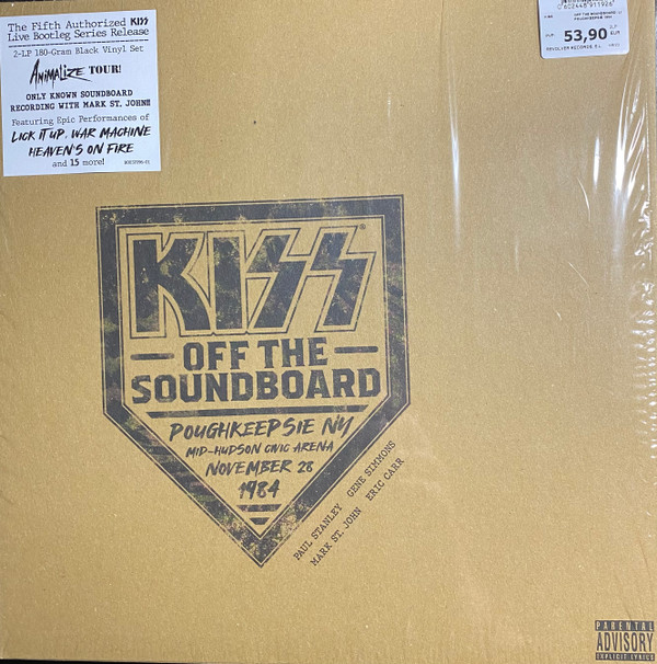 Kiss - Off The Soundboard Poughkeepsie NY Mid-Hudson Arena November 28 1984 - Vinyl Record – (New / Sealed)