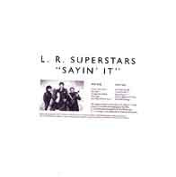 Superstars - Sayin' It - Vinyl Record VG+/NM (Pre Loved)