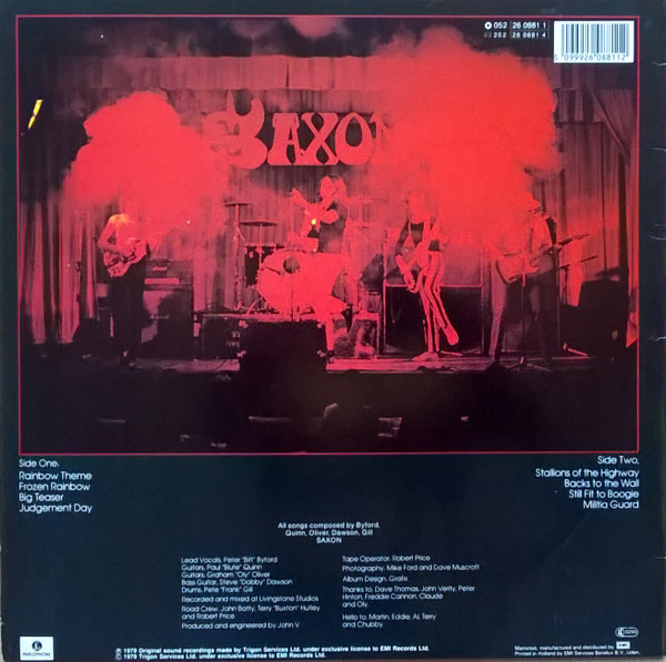 Saxon - Saxon - Vinyl Record VG+/VG+ (Pre Loved) - Image 2