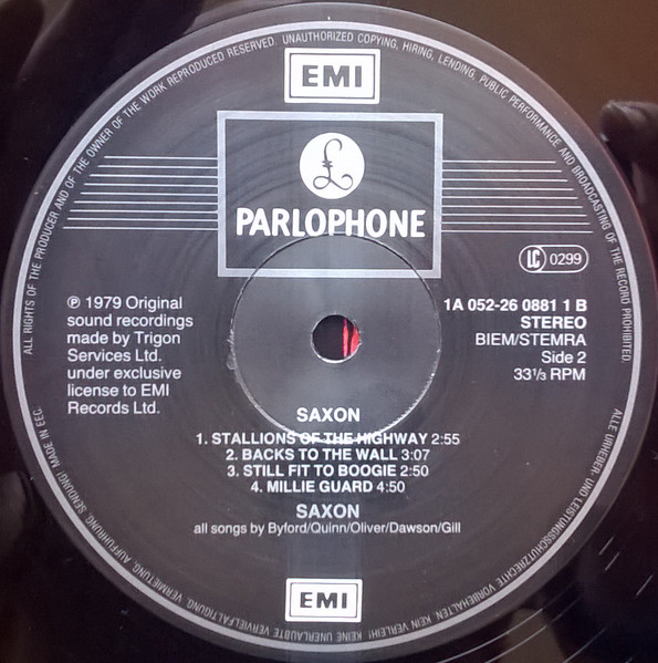 Saxon - Saxon - Vinyl Record VG+/VG+ (Pre Loved) - Image 4