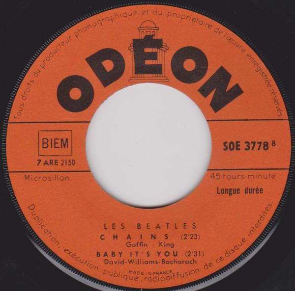 The Beatles - Misery • Anna (Go To Him) • Chains • Baby It's You - 7 inch Vinyl Record VG+/VG+ (Pre Loved) - Image 4